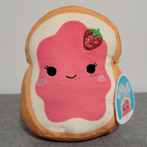 Squishmallows Other - 8" Iman PB&J Jelly Strawberry Toast Walgreens USA Exclusive NWT HTF Squishmallow